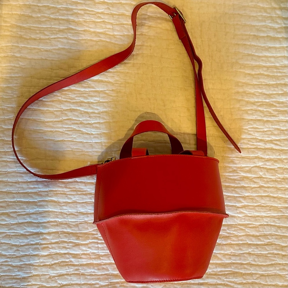 VGUC, madewell bucket bag